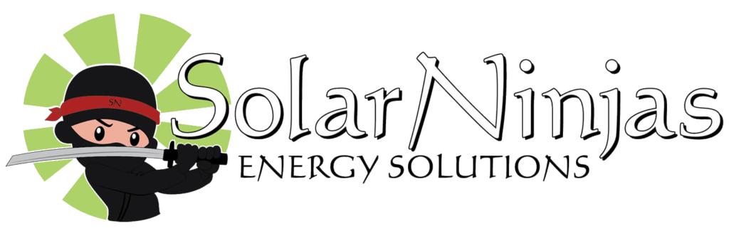 Solar Ninjas White Logo