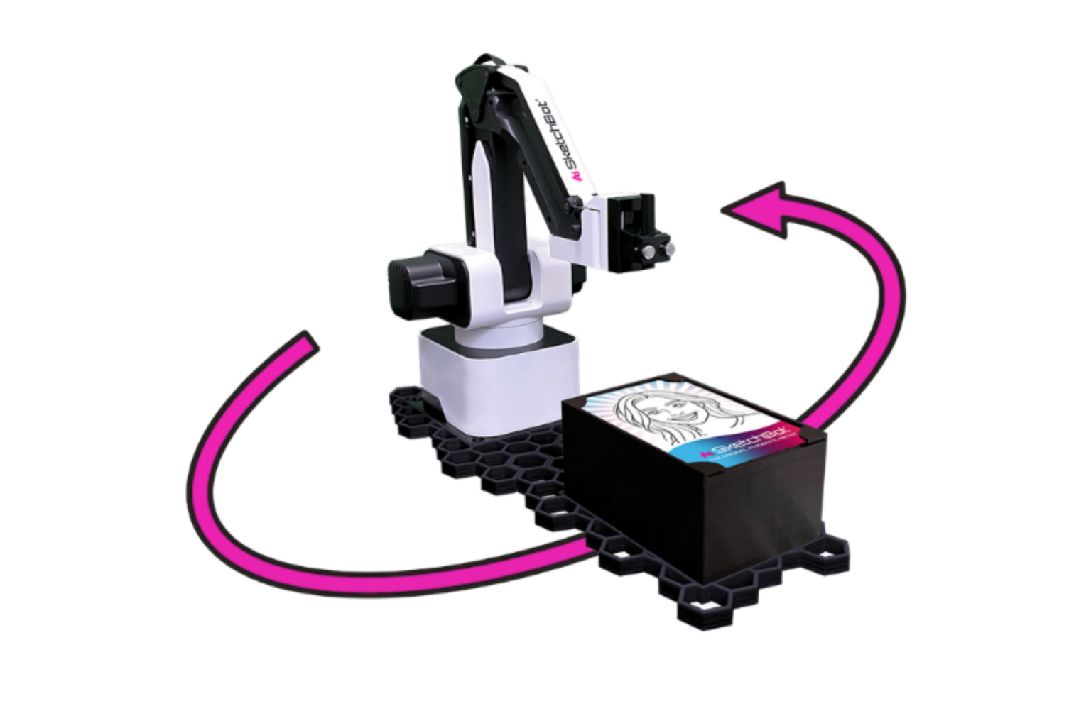Sketch Bot Photo Booth from Snap That Edmonton Photo Booth Rentals