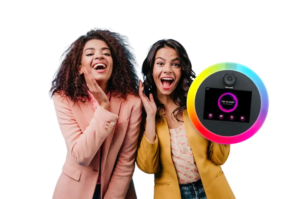 handheld roamer booth from snapthat
