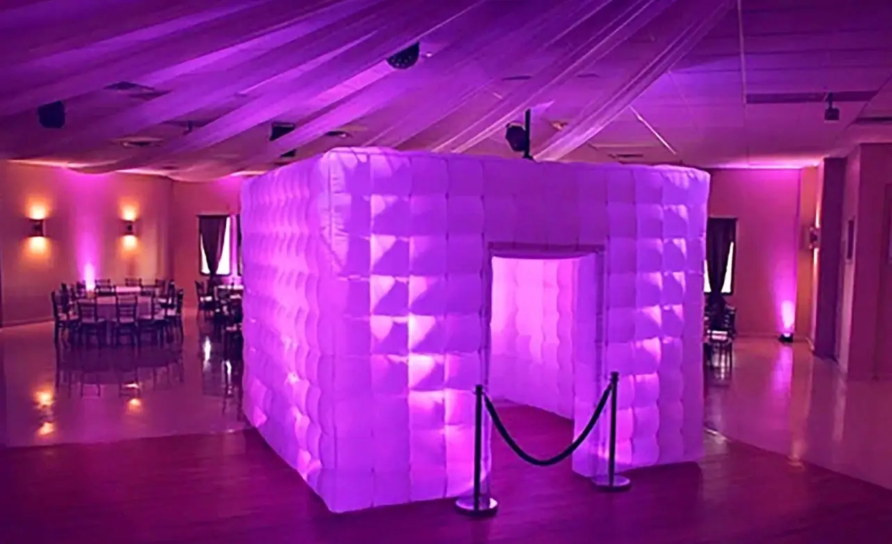 inflatable photo booth enclosure from snap that in edmonton!