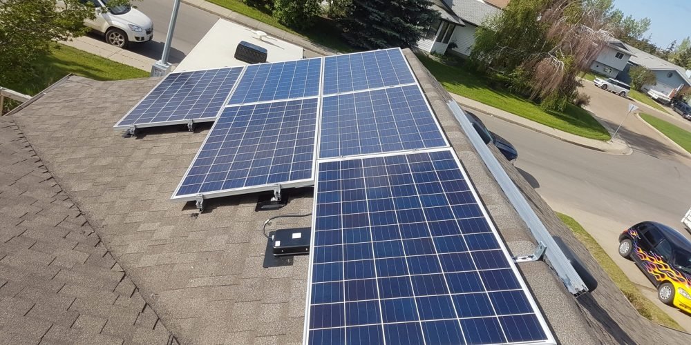 9.3 KW Residential solar panels in edmonton