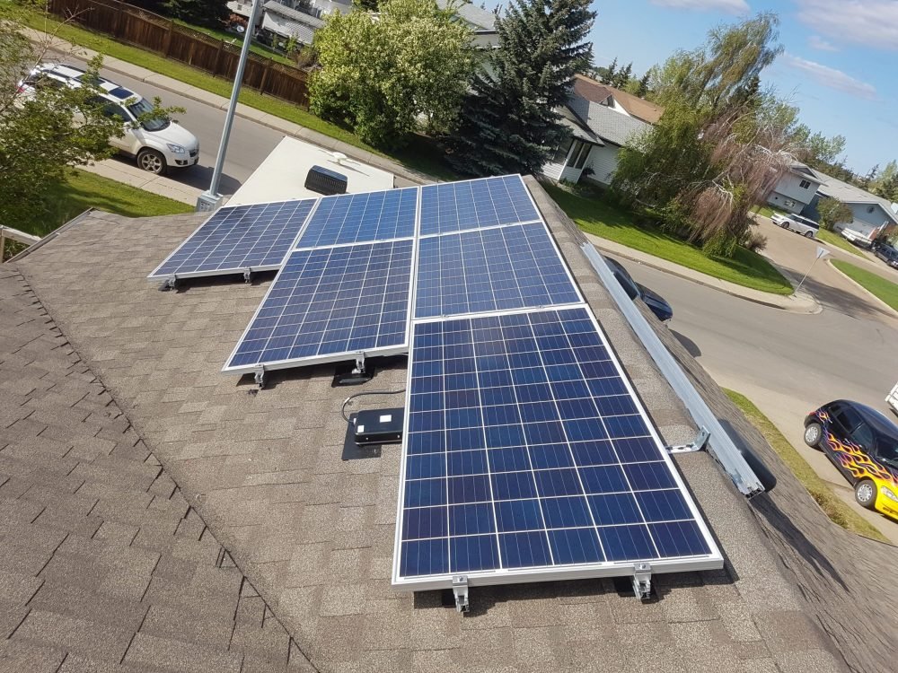 9.3 KW Residential solar panels in edmonton
